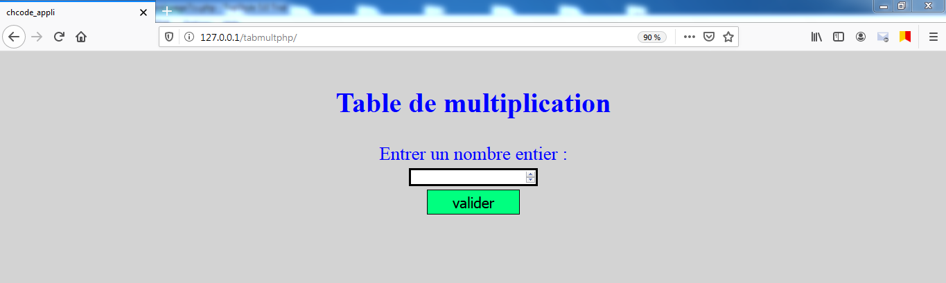 Tableau Multiplication Php – Table de multiplication php html – UWRON